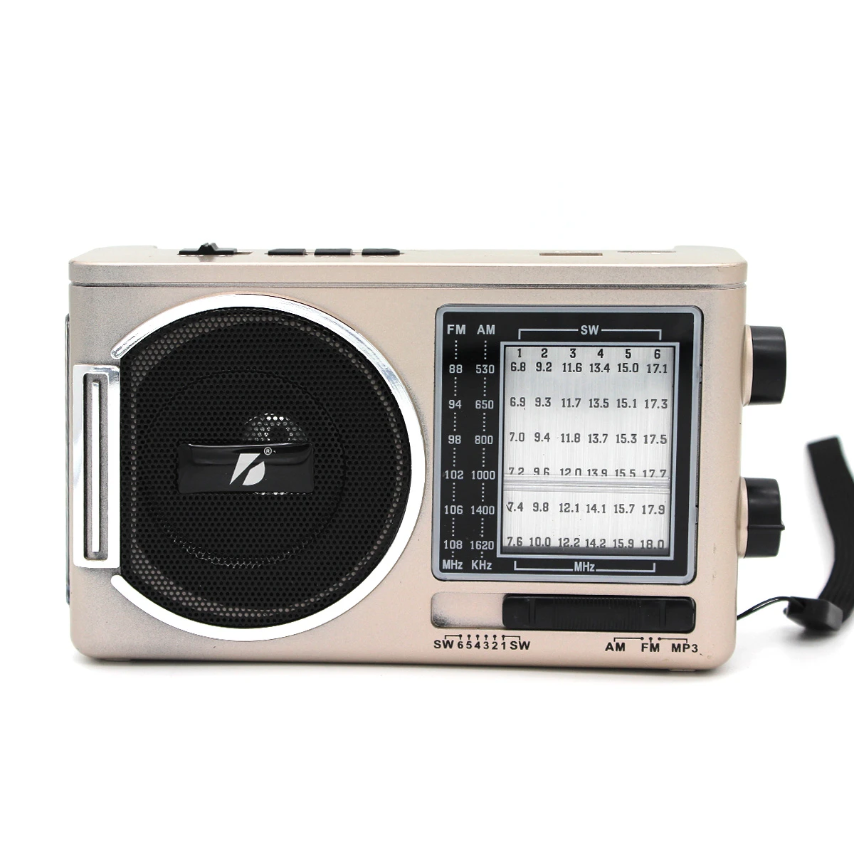 RADIO BLUETOOTH CON PANEL SOLAR Y LINTERNA - KTF-1646